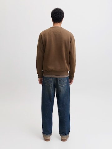 JACK & JONES Свитшот 'JJEBRADLEY' в Коричневый