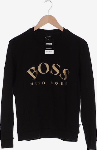 BOSS Black Sweatshirt & Zip-Up Hoodie in M in Black: front