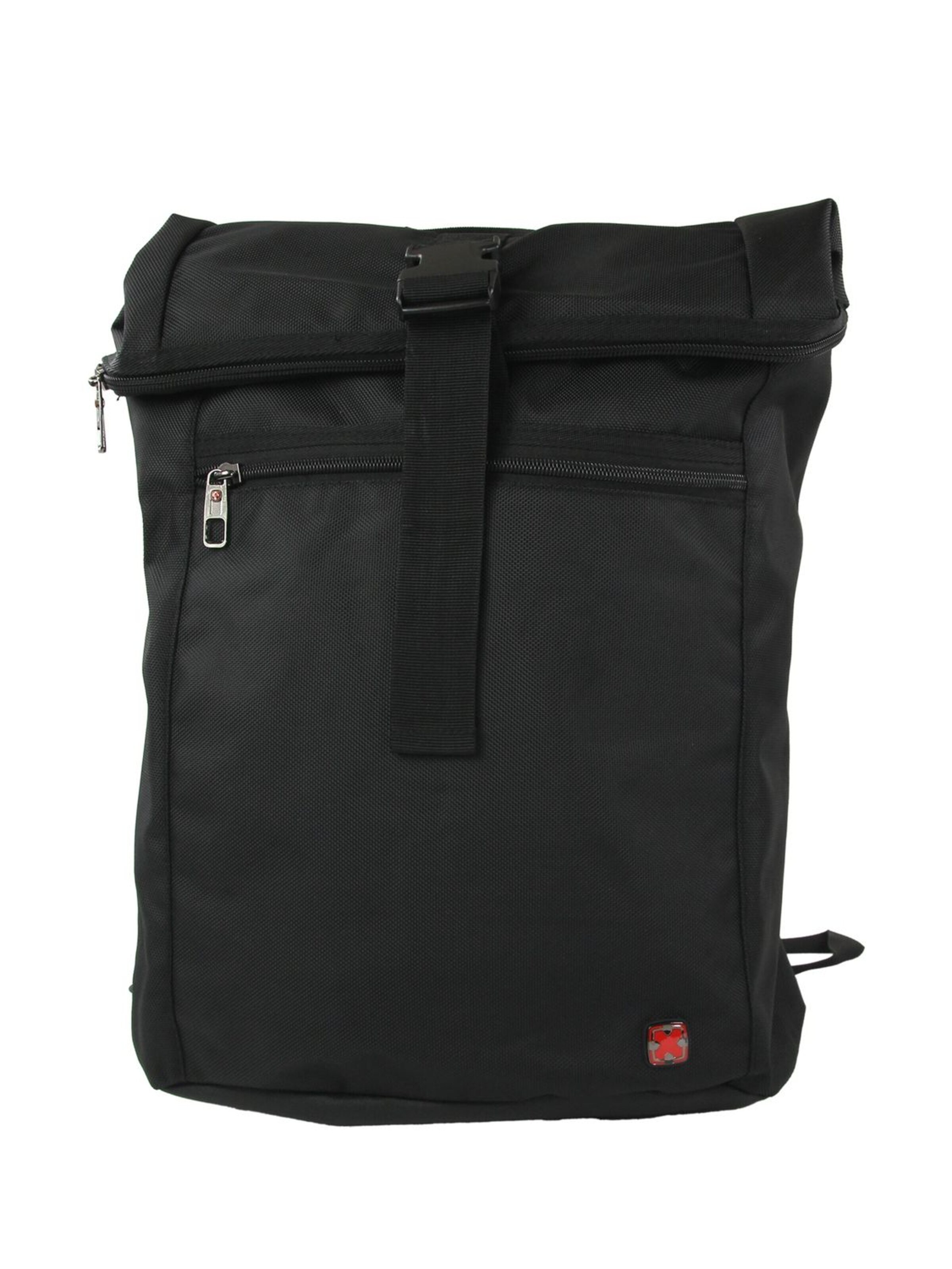 Travel N Meet Backpack in Black: front