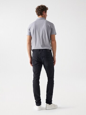 Coupe slim Jean Salsa Jeans en noir