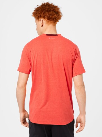 T-Shirt fonctionnel 'Designed for Training' ADIDAS SPORTSWEAR en rouge