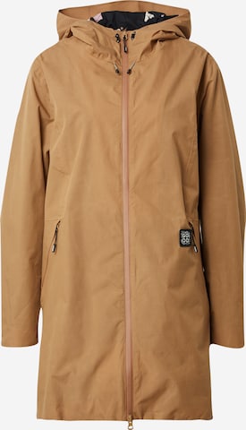 Maloja Outdoor Coat 'Donau' in Beige: front