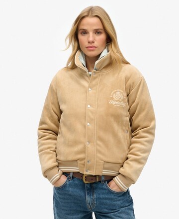 Superdry Tussenjas in Beige: voorkant