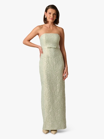 Adrianna Papell Avondjurk 'Glitter Jacquard Gown' in Groen: voorkant
