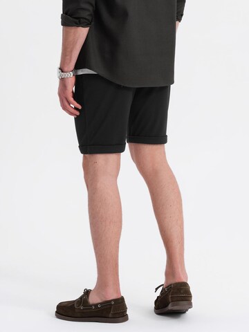 Coupe slim Pantalon Ombre en noir