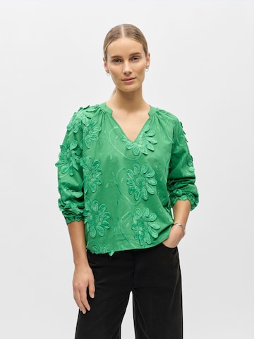OBJECT Блузка 'OBJMAYA MYA' в Зеленый: спереди