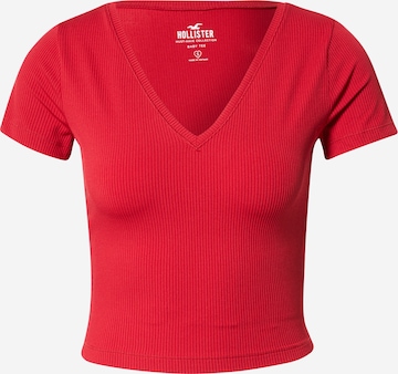 HOLLISTER T-Shirt in Rot: predná strana