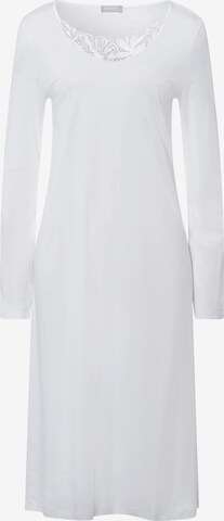 Hanro Nachthemd 'Zelda' in Wit: voorkant