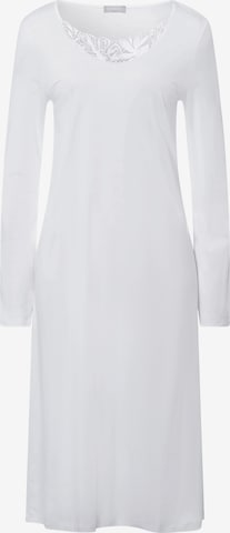 Hanro Nachthemd 'Zelda' in Wit: voorkant
