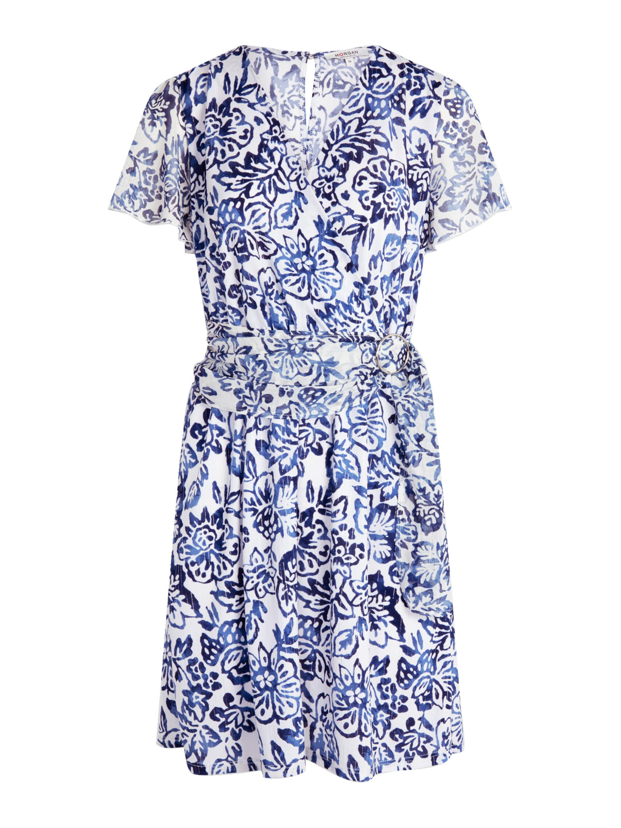 Morgan Dress in White: front