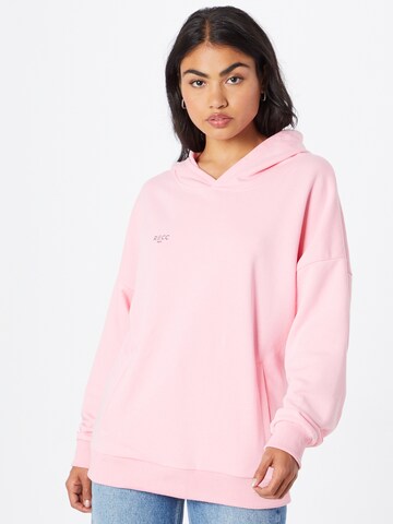 RECC Sweatshirt 'BABE' in Pink: predná strana
