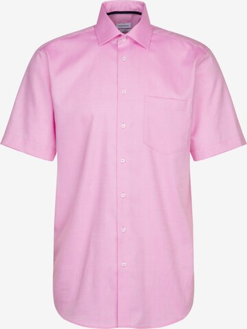 SEIDENSTICKER Regular fit Button Up Shirt in Pink: front