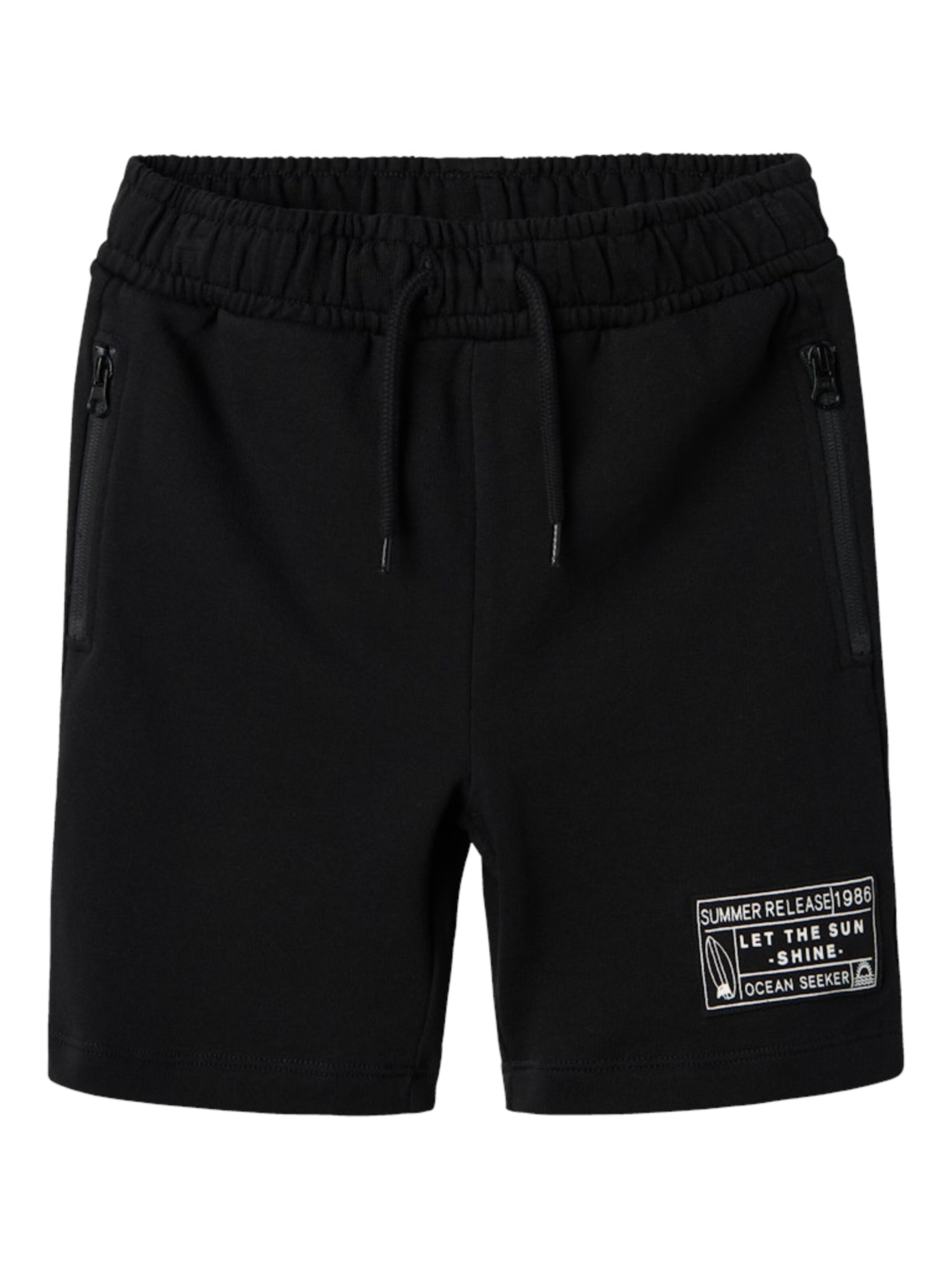 NAME IT regular Παντελόνι 'NKMFAVNE' σε μαύρο: μπροστά