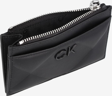 Calvin Klein Wallet 'Quilt ' in Black: front
