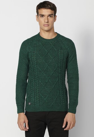 Pullover 'Punto' di KOROSHI in verde: frontale