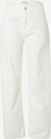 Loosefit Pantalon 'Pierce' Carhartt WIP en blanc : devant