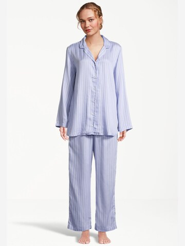 SEIDENSTICKER Pajama 'Classic Web' in Purple