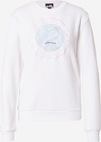 ELLESSE Sweatshirt 'Antichi' in Wit: voorkant