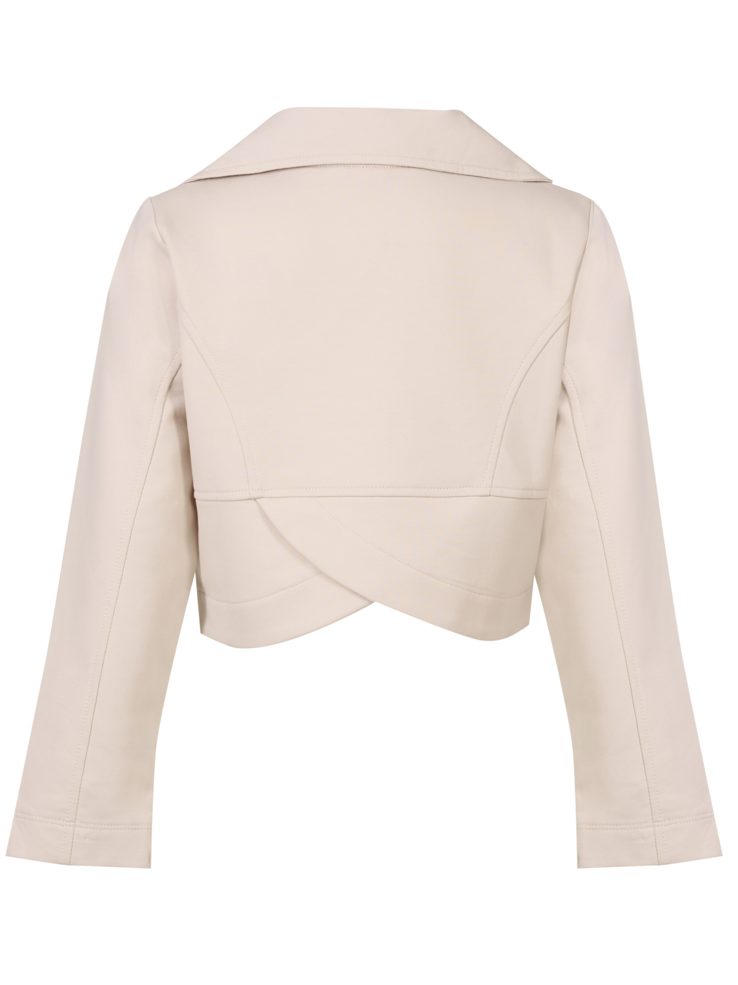 La V Bodywarmer 'Vest met klassie kraag' in Beige