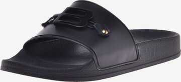 Baldinini Mules in Black: front