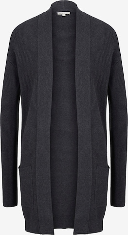 TOM TAILOR Strickjacke in Grau: Vorderseite