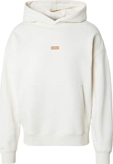 HUGO Sweater majica 'Nazardo' veličine S u senf / bijela, Pregled proizvoda