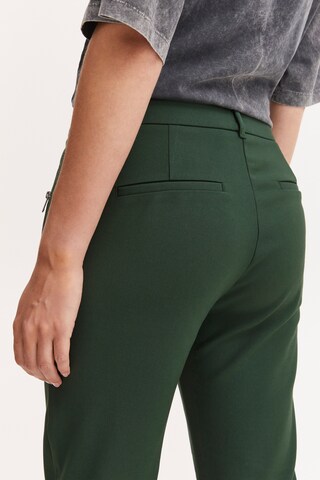 PULZ Jeans Regular Stoffhose 'BINDY' in Grün
