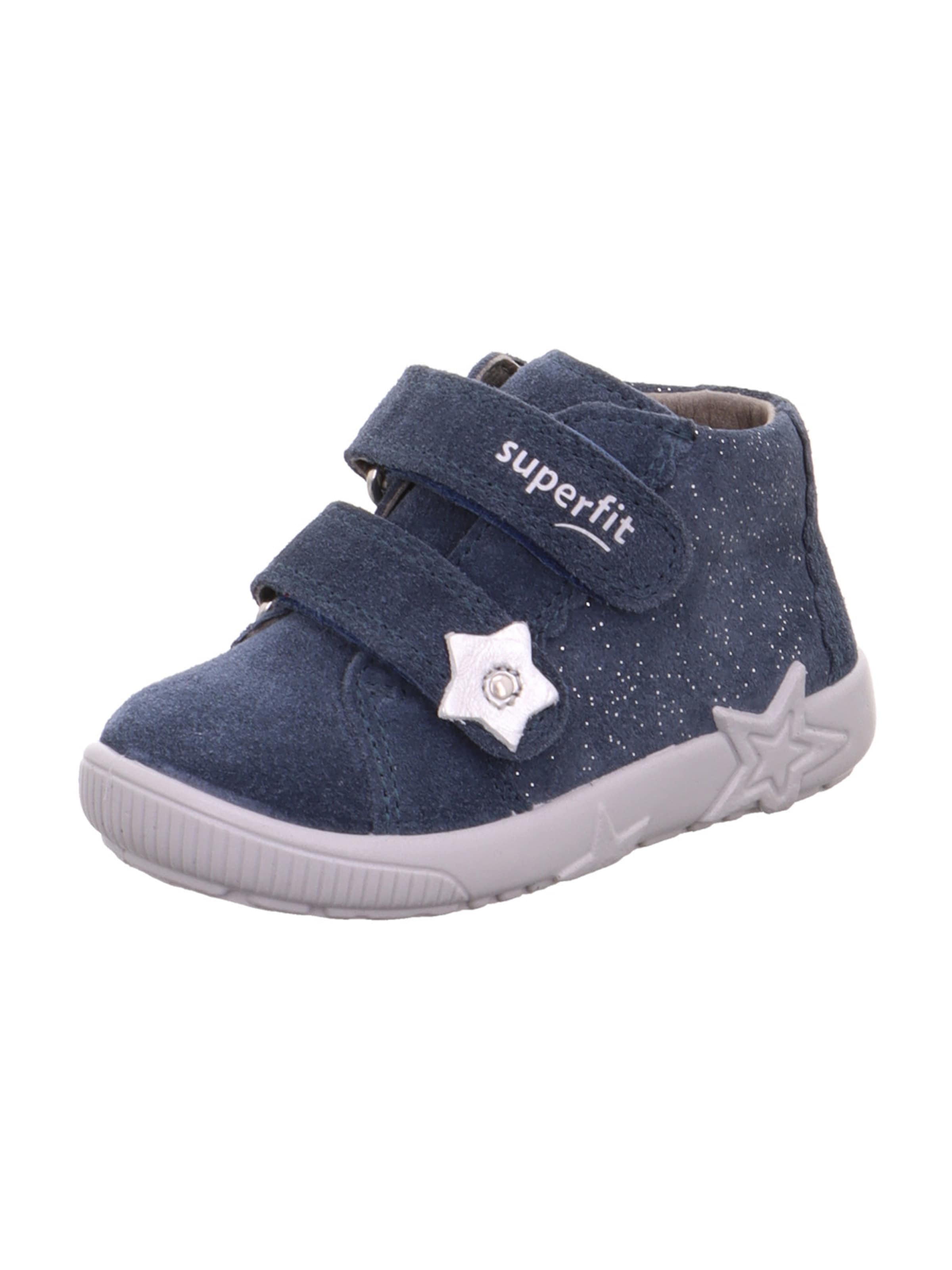 SUPERFIT First-Step Shoes 'STARLIGHT' in Blue: front