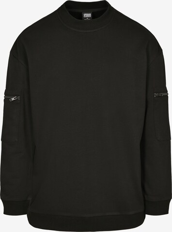 Sweat-shirt Urban Classics en noir : devant