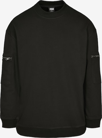 Urban Classics Sweatshirt in Black: front