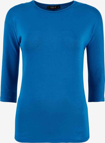 LELA Blouse in Blauw: voorkant