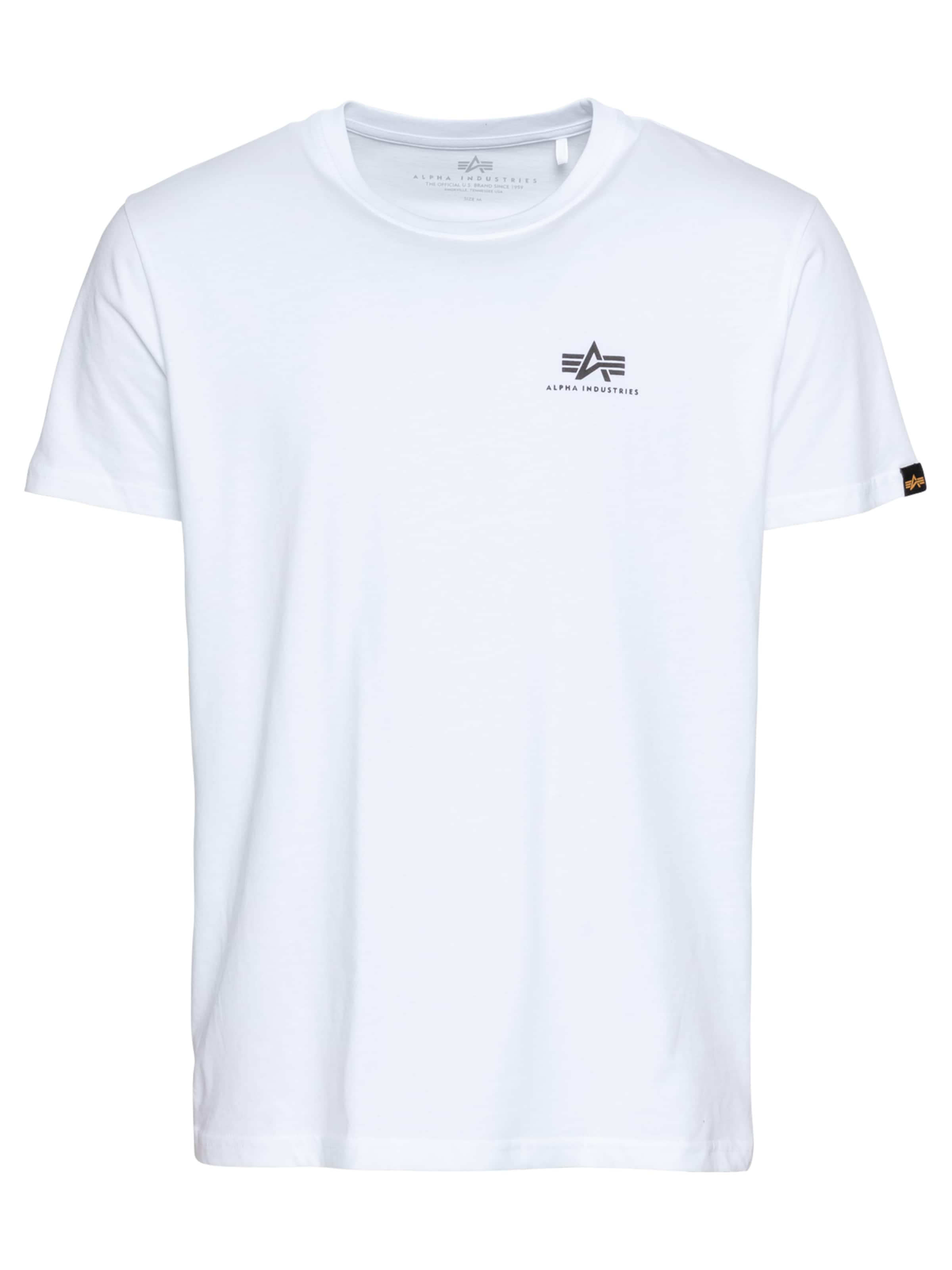 ALPHA INDUSTRIES Bluser & t-shirts i hvid: forside