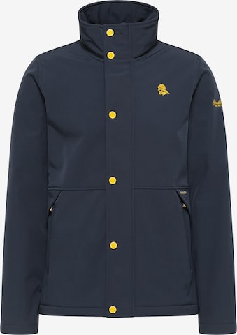 Schmuddelwedda Between-season jacket in Blue: front