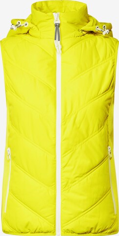 CECIL Vest in Yellow: front
