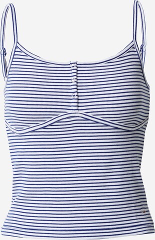 Tommy Jeans Top in Blue: front