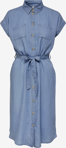 Robe-chemise 'Pema' ONLY en bleu : devant