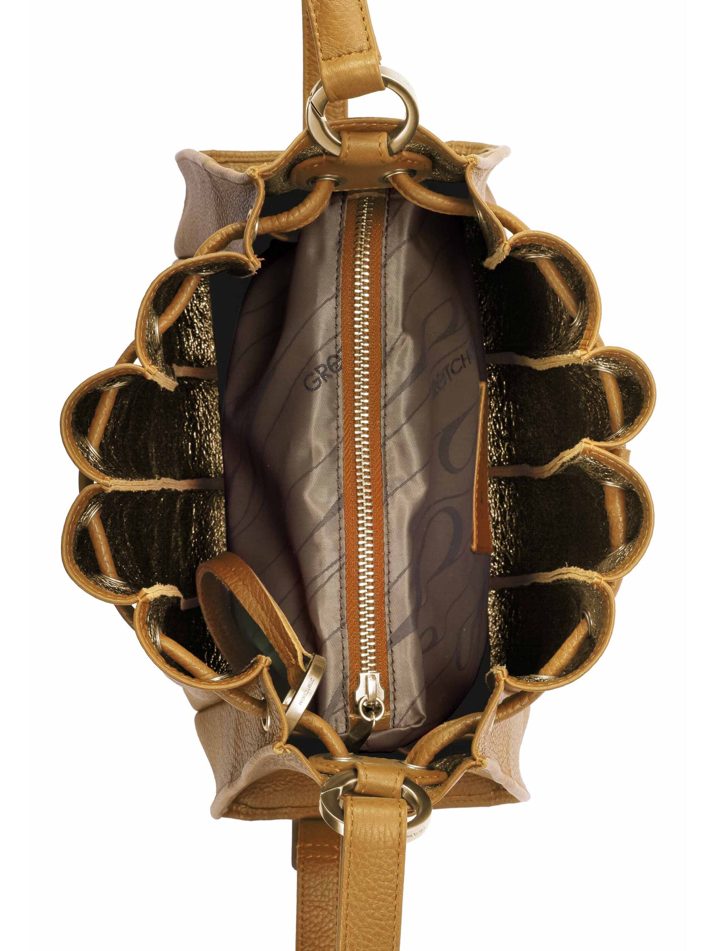 Gretchen Pouch 'Fan' in Orange