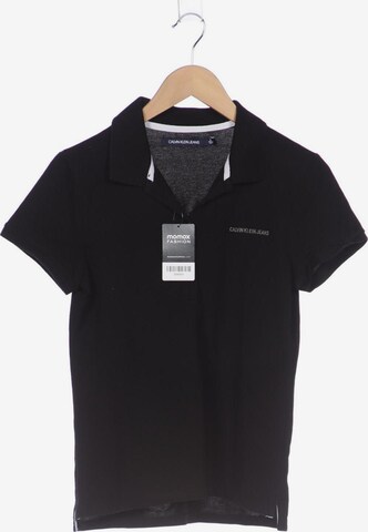 Calvin Klein Jeans Poloshirt M in Schwarz: predná strana