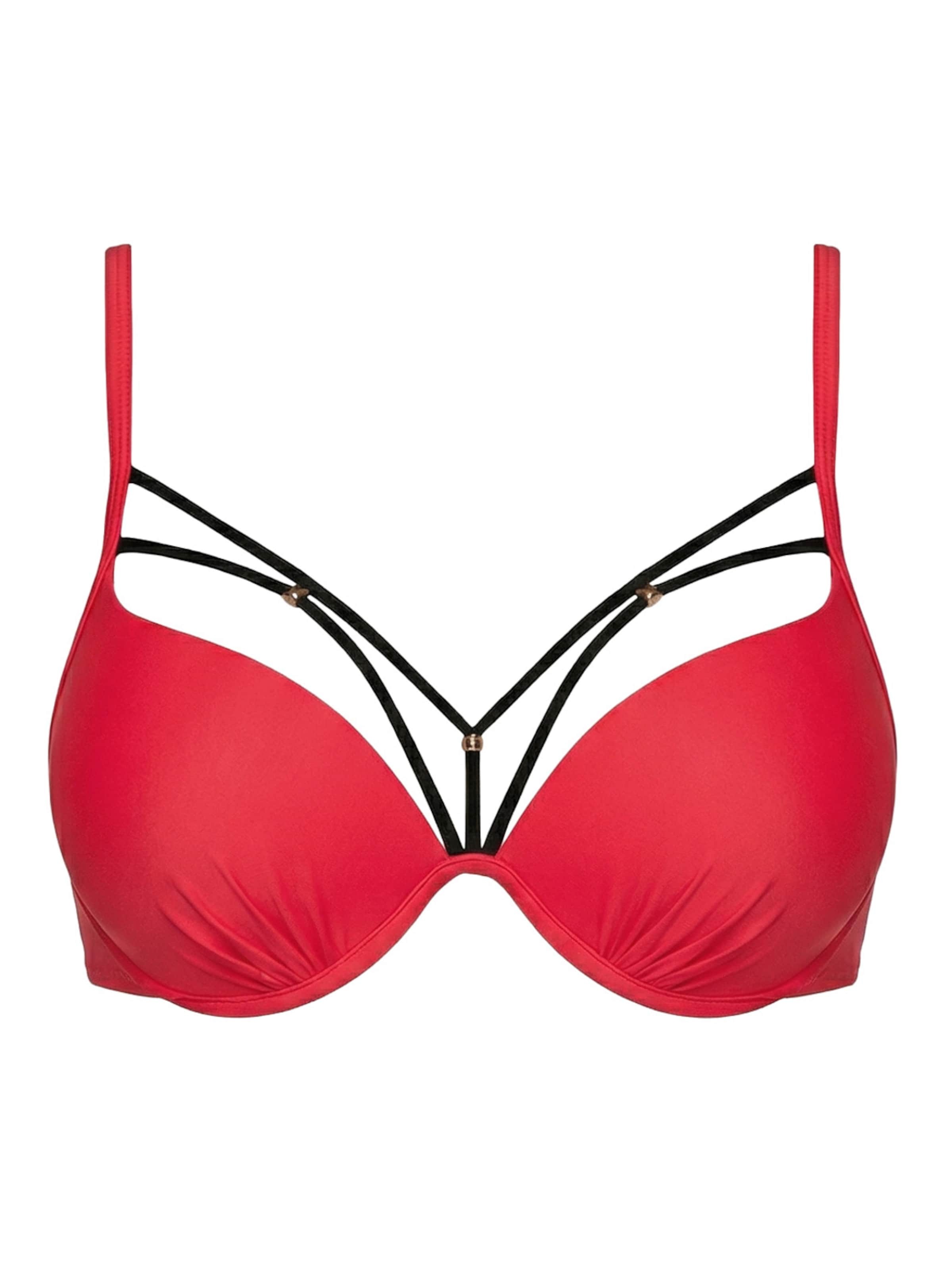 Push-up Top per bikini 'Dakota M-811 (5)' di Marko in arancione: frontale
