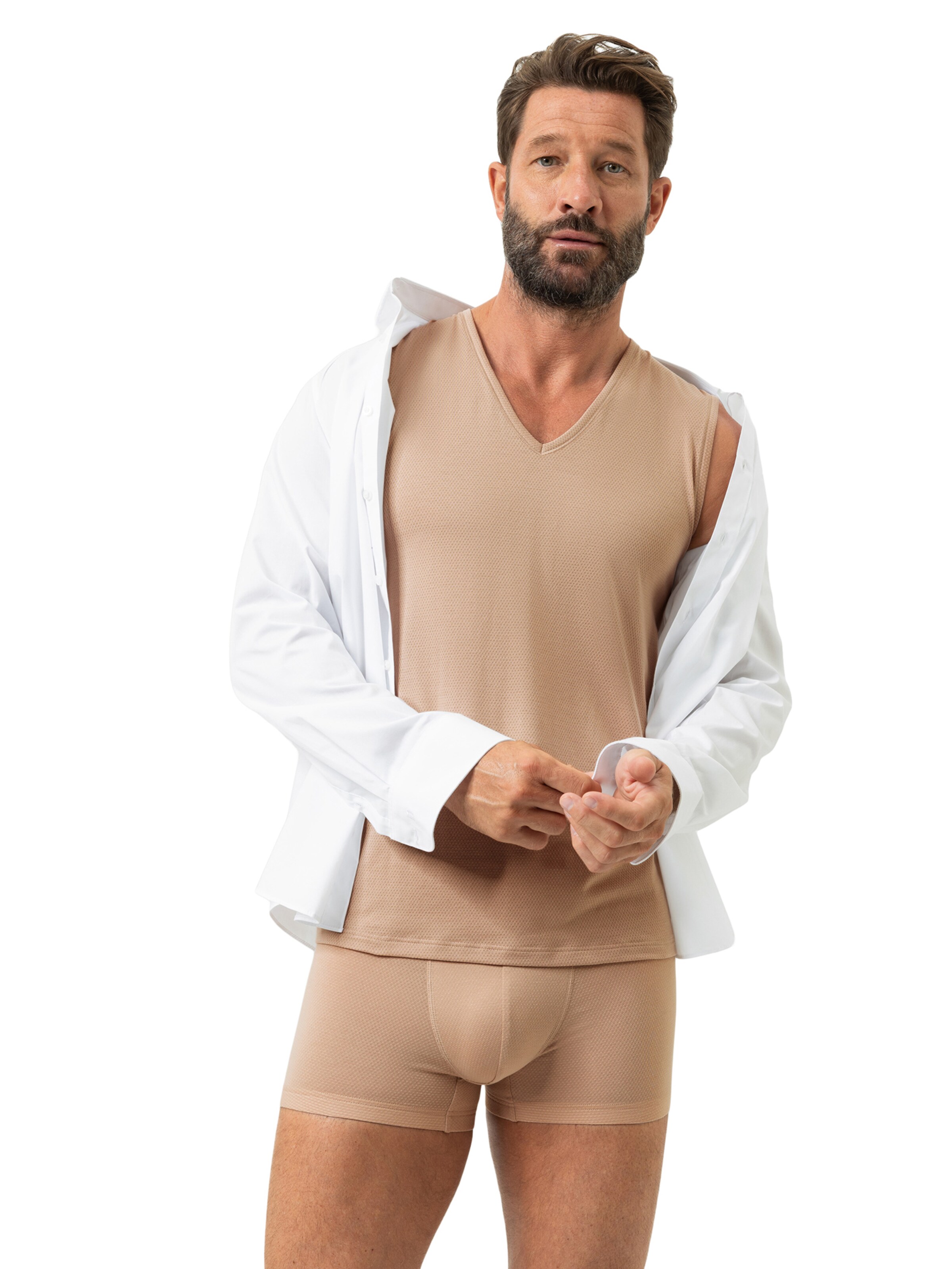 Mey Undershirt 'Dry Cotton Breeze' in Beige