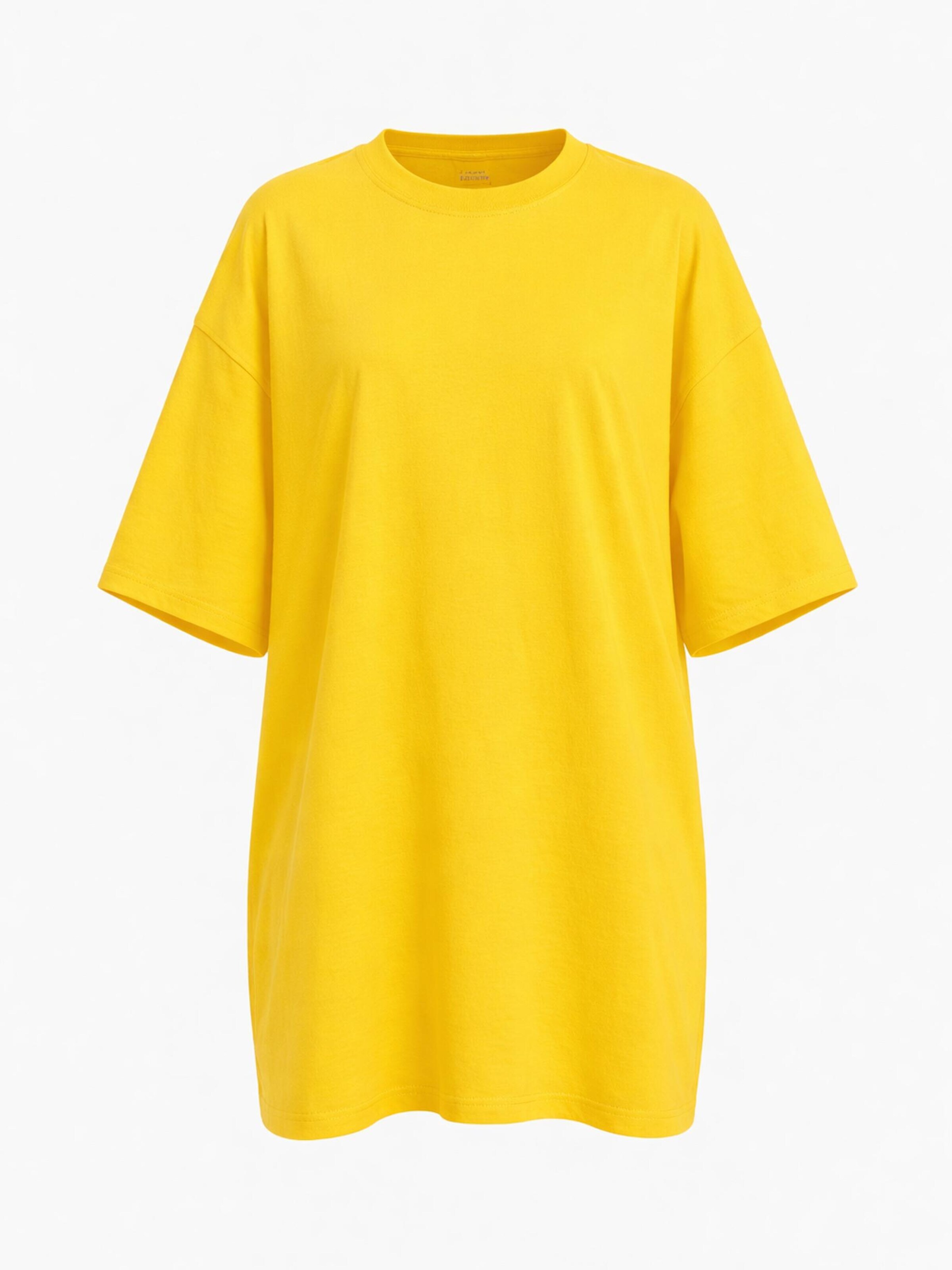 Worldclassca Oversized Shirt in Yellow: front
