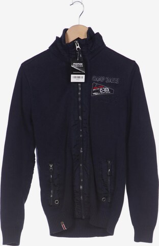 CAMP DAVID Sweater & Cardigan in S in Blue: front
