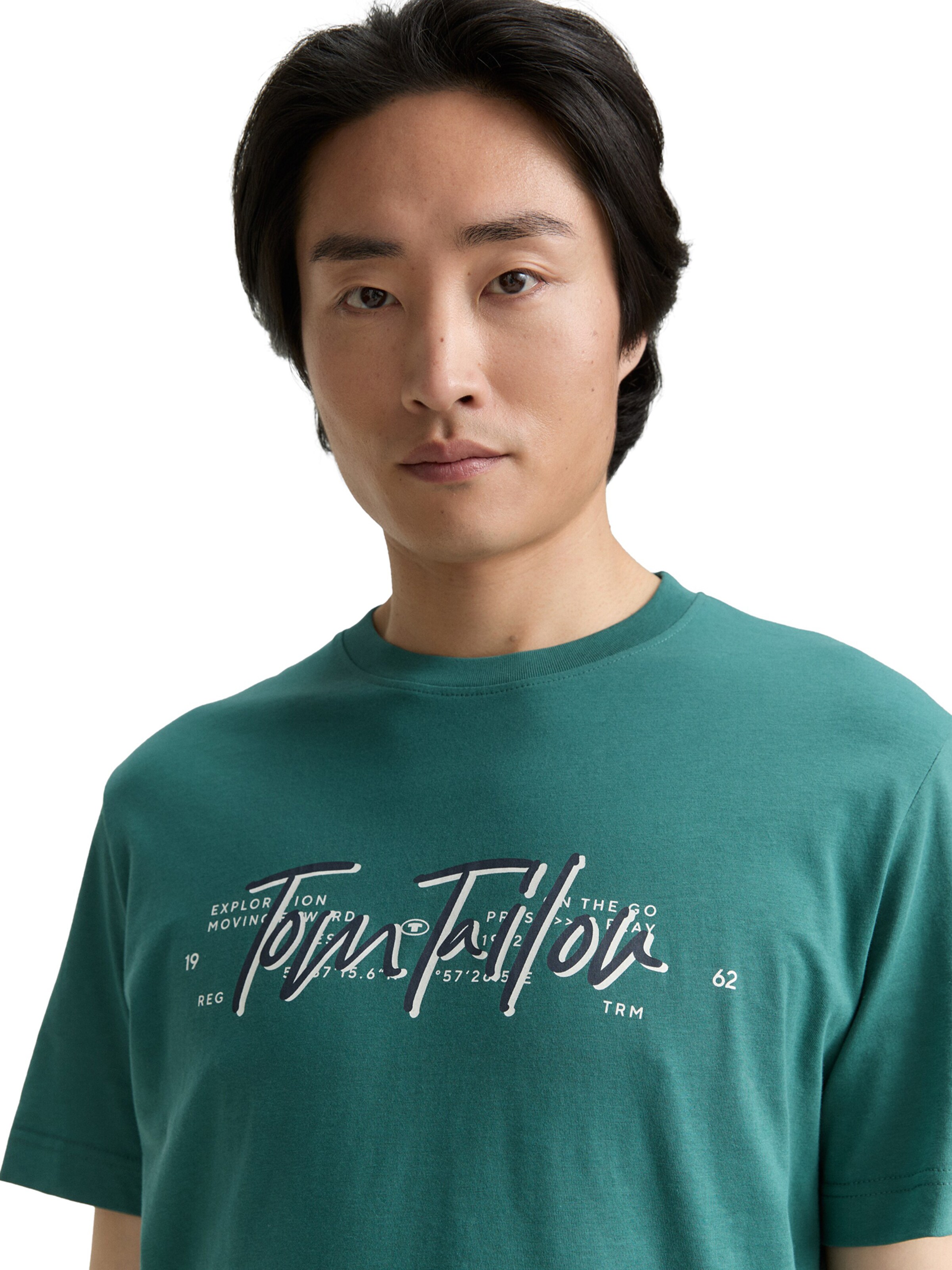 TOM TAILOR T-shirt i grön