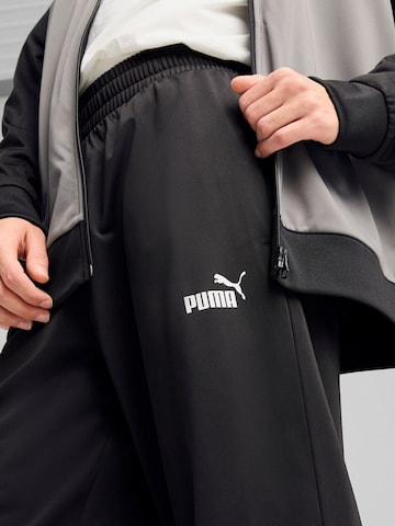 Giacca di felpa 'Puma Poly Colorblock Suit' di PUMA in nero