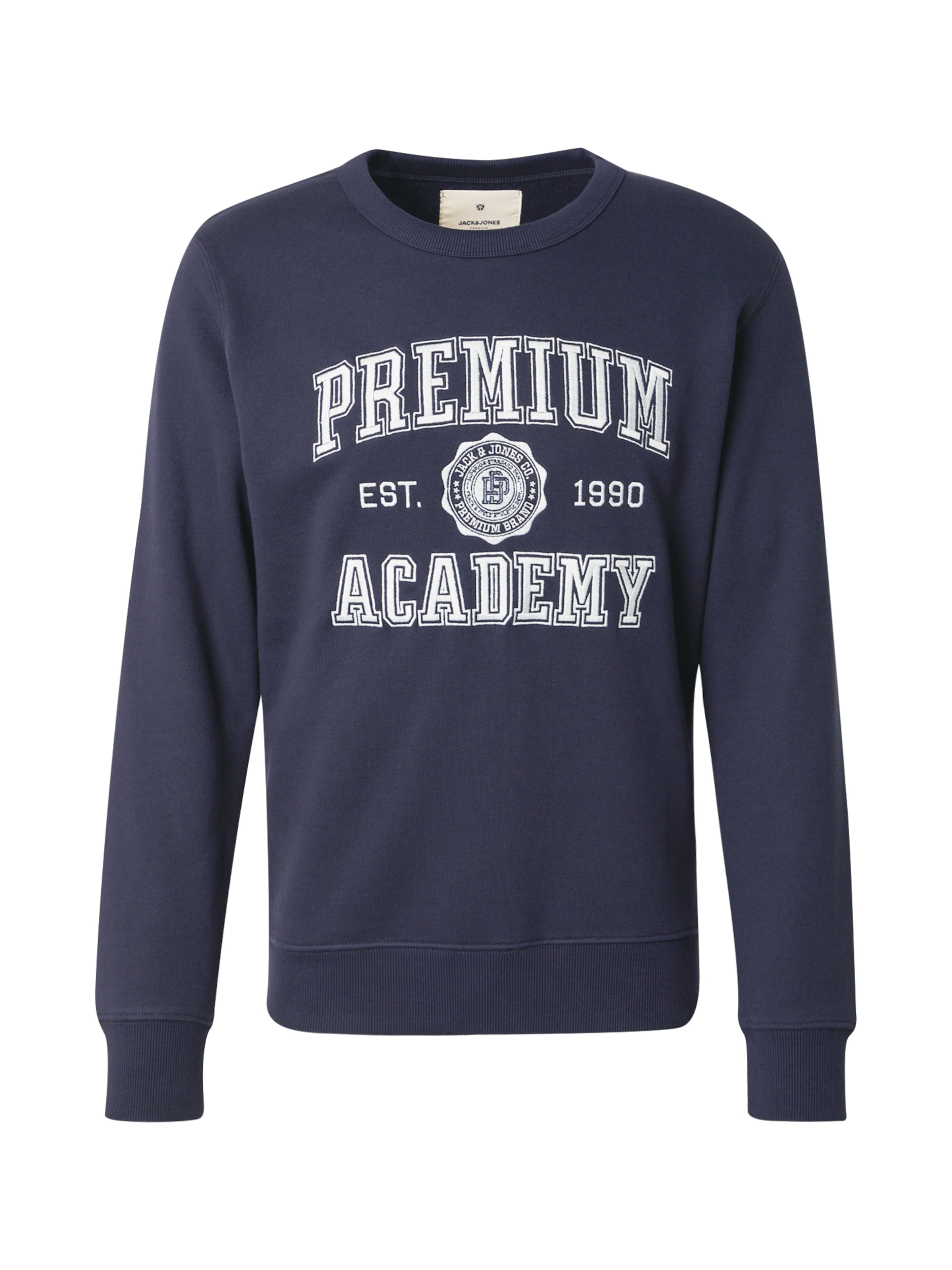 Jack & Jones Premium Sweatshirt 'JPRBLUJADON' in Blue: front