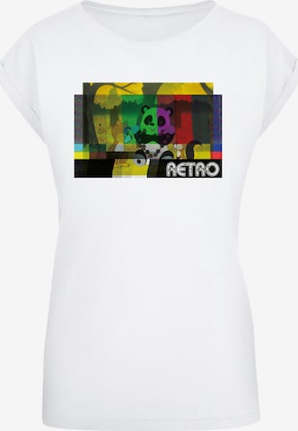 F4NT4STIC Shirt 'Tao Tao Cassette' in White: front