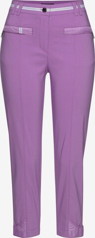 Navigazione Trousers with creases in Pink: front