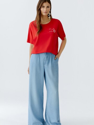 OUI T-Shirt in Rot