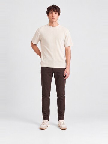 !Solid Slimfit Chino 'SDFrederic' in Bruin