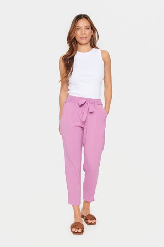 SAINT TROPEZ Regular Hose in Lila